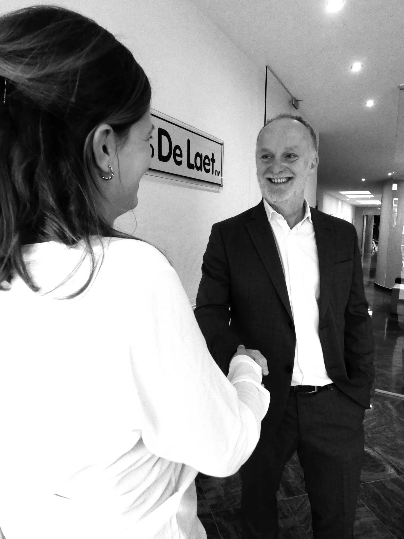 Immo De Laet ontvangt Klant